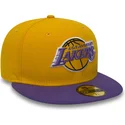 cap-lame-yellow-ajustada-59fifty-essential-los-angeles-lakers-nba-new-era