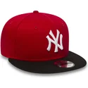 mutsid-lame-punane-snapback-ajustable-9fifty-cotton-block-new-york-yankees-mlb-new-era