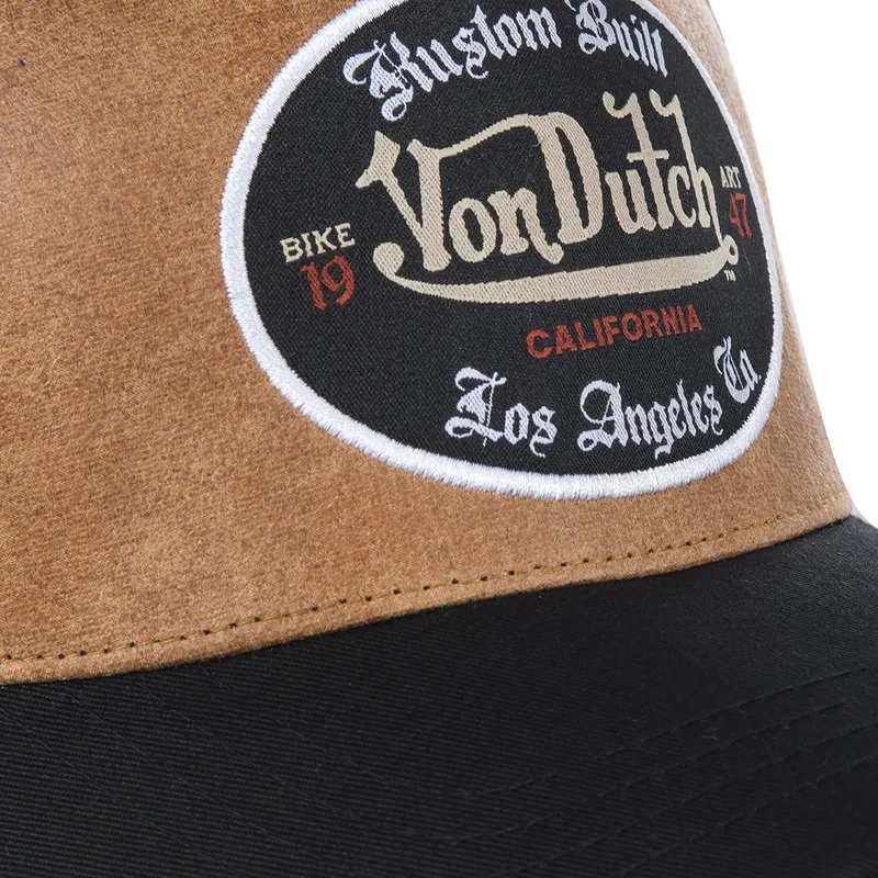mutsid-kumer-pruun-snapback-grl-von-dutch