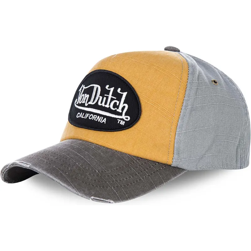 cap-kumer-yellow-adjustable-strap-von-dutch