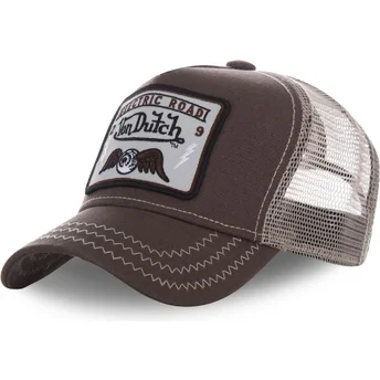 Mütsid kumer veok pruun snapback SQUARE2B Von Dutch