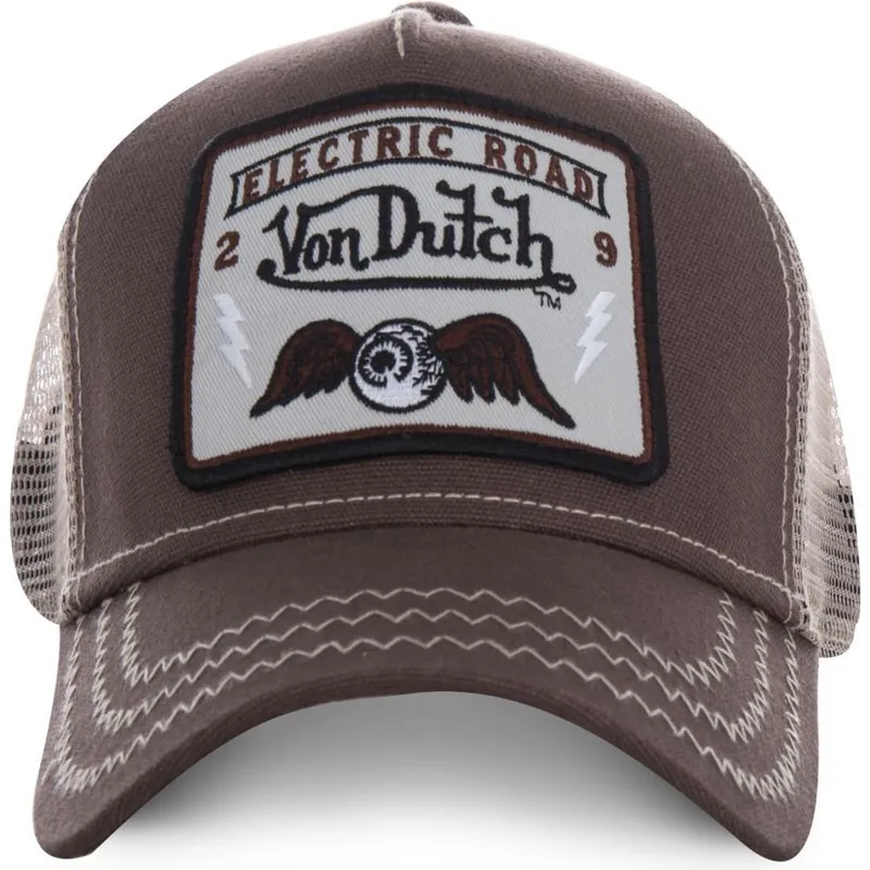 mutsid-kumer-pruun-snapback-square2b-von-dutch