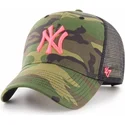 mutsid-kumer-kamuflaaz-snapback-rosa-new-york-yankees-mlb-47-brand