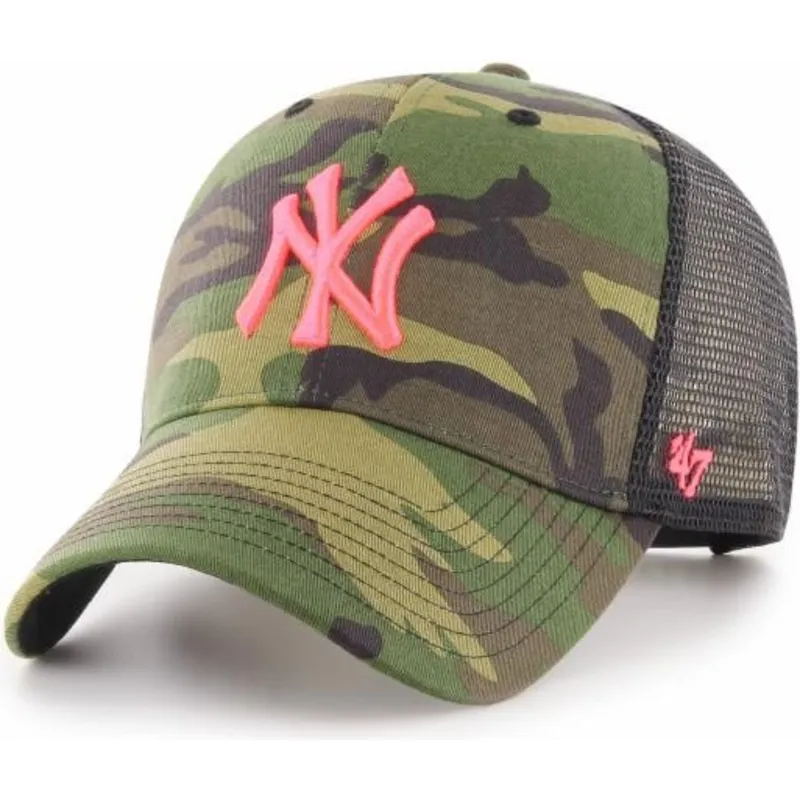 mutsid-kumer-kamuflaaz-snapback-rosa-new-york-yankees-mlb-47-brand mutsid-kumer-kamuflaaz-snapback-rosa-new-york-yankees-mlb-47-brand