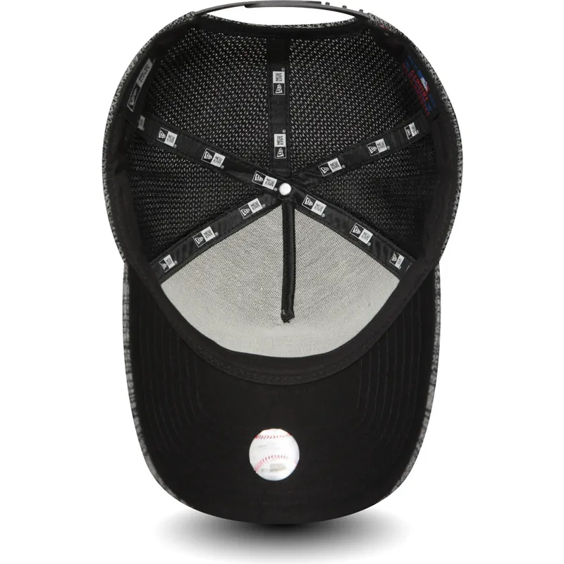 mutsid-kumer-hall-snapback-a-frame-jaspeado-new-york-yankees-mlb-new-era