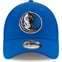 new-era-curved-brim-9forty-the-league-dallas-mavericks-nba-blue-adjustable-cap