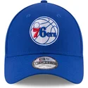 cap-kumer-blue-adjustable-strap-9forty-the-league-philadelphia-76ers-nba-new-era