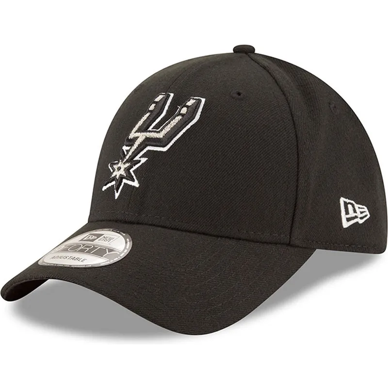 cap-kumer-black-adjustable-strap-9forty-the-league-san-antonio-spurs-nba-new-era