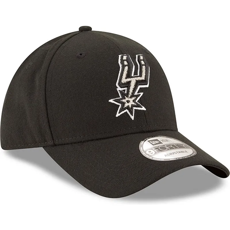 cap-kumer-black-adjustable-strap-9forty-the-league-san-antonio-spurs-nba-new-era
