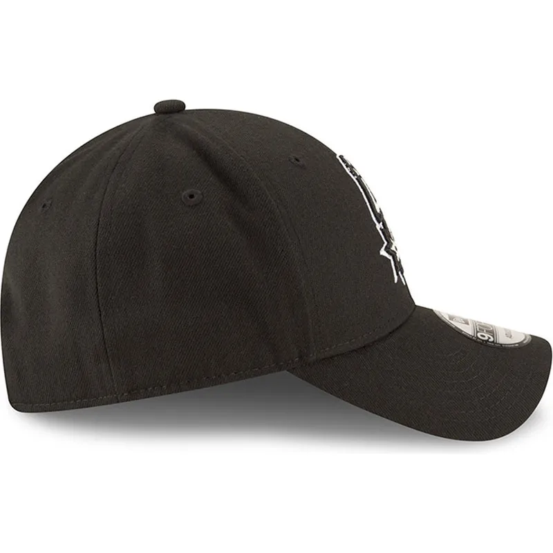 cap-kumer-black-adjustable-strap-9forty-the-league-san-antonio-spurs-nba-new-era