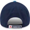 new-era-curved-brim-9forty-the-league-los-angeles-chargers-nfl-navy-blue-adjustable-cap