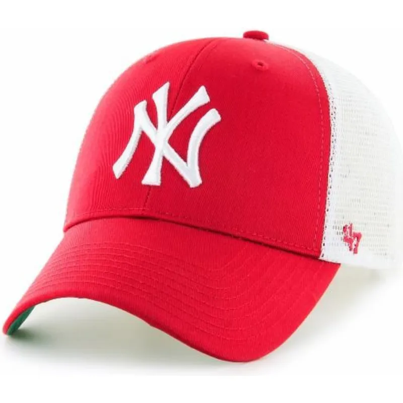 mutsid-kumer-punane-snapback-lastele-new-york-yankees-mlb-47-brand