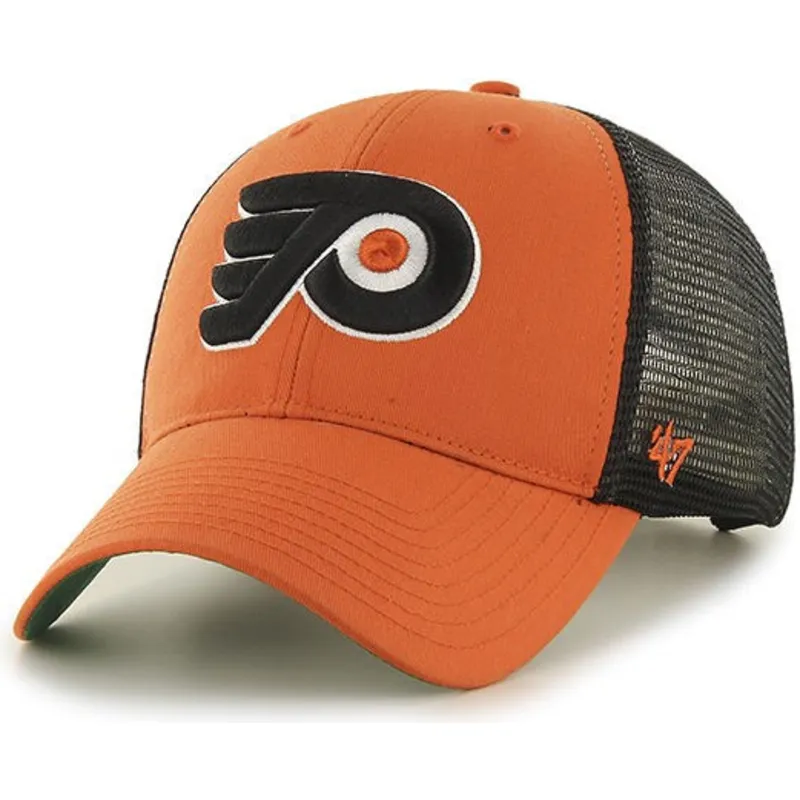 mutsid-kumer-oranz-snapback-philadelphia-flyers-nhl-47-brand