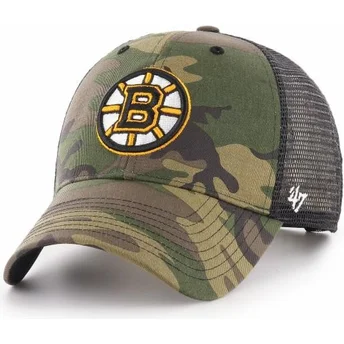 mutsid-kumer-kamuflaaz-snapback-boston-bruins-nhl-47-brand