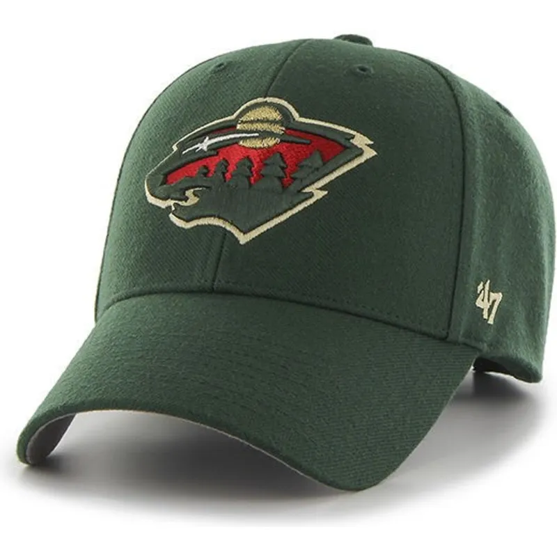 mutsid-kumer-roheline-reguleeritav-minnesota-wild-nhl-47-brand