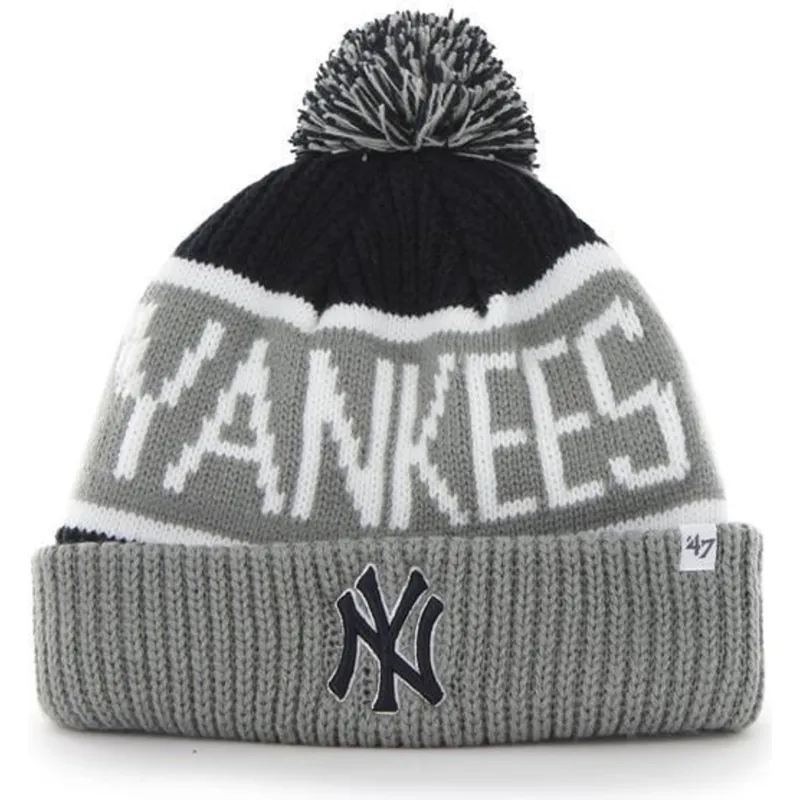 cap-pompom-gray-new-york-yankees-mlb-47-brand