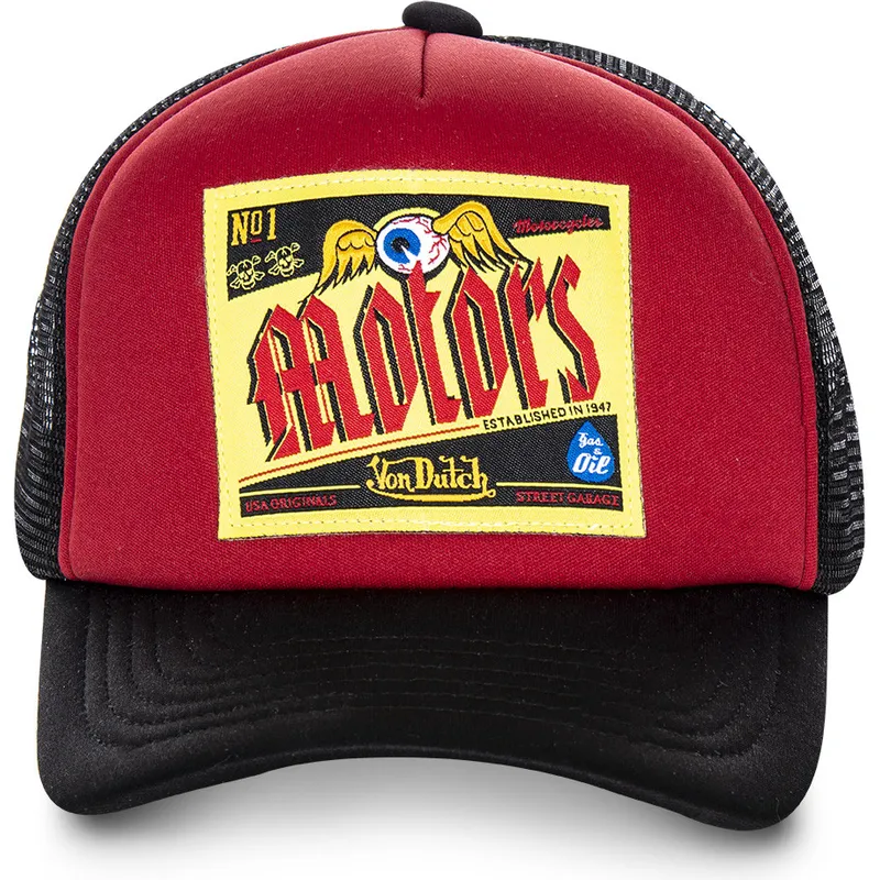 mutsid-kumer-punane-snapback-ber02-von-dutch
