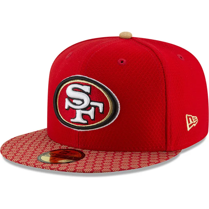 cap-lame-red-ajustada-59fifty-sideline-san-francisco-49ers-nfl-new-era
