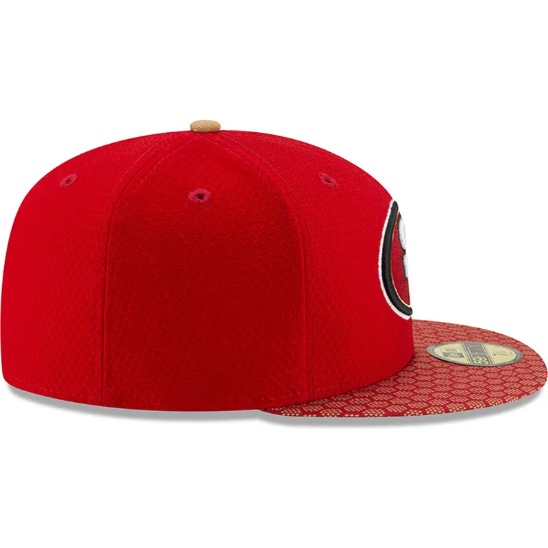 cap-lame-red-ajustada-59fifty-sideline-san-francisco-49ers-nfl-new-era