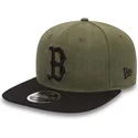 mutsid-lame-roheline-snapback-9fifty-seasonal-heather-boston-red-sox-mlb-new-era