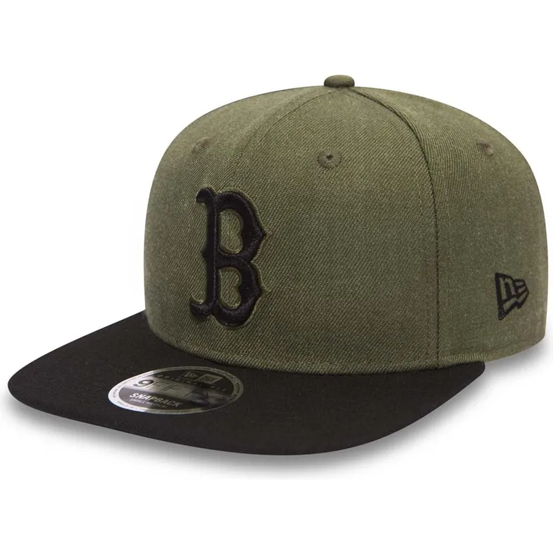 mutsid-lame-roheline-snapback-9fifty-seasonal-heather-boston-red-sox-mlb-new-era