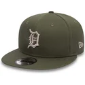 mutsid-lame-roheline-snapback-9fifty-league-essential-detroit-tigers-mlb-new-era