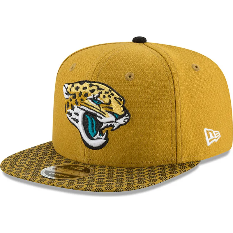 mutsid-lame-kollane-snapback-9fifty-sideline-jacksonville-jaguars-nfl-new-era