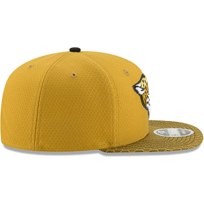 mutsid-lame-kollane-snapback-9fifty-sideline-jacksonville-jaguars-nfl-new-era