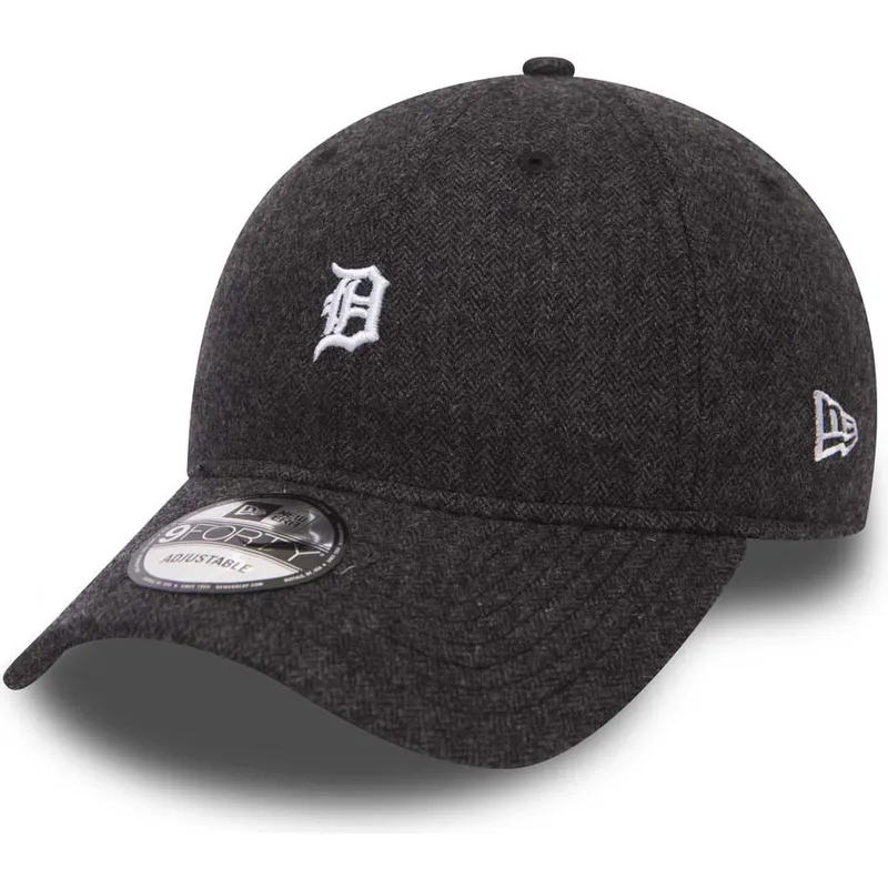 mutsid-kumer-must-reguleeritav-9forty-herringbone-detroit-tigers-mlb-new-era
