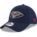 cap-kumer-navy-blue-adjustable-strap-9forty-the-league-new-orleans-pelicans-nba-new-era