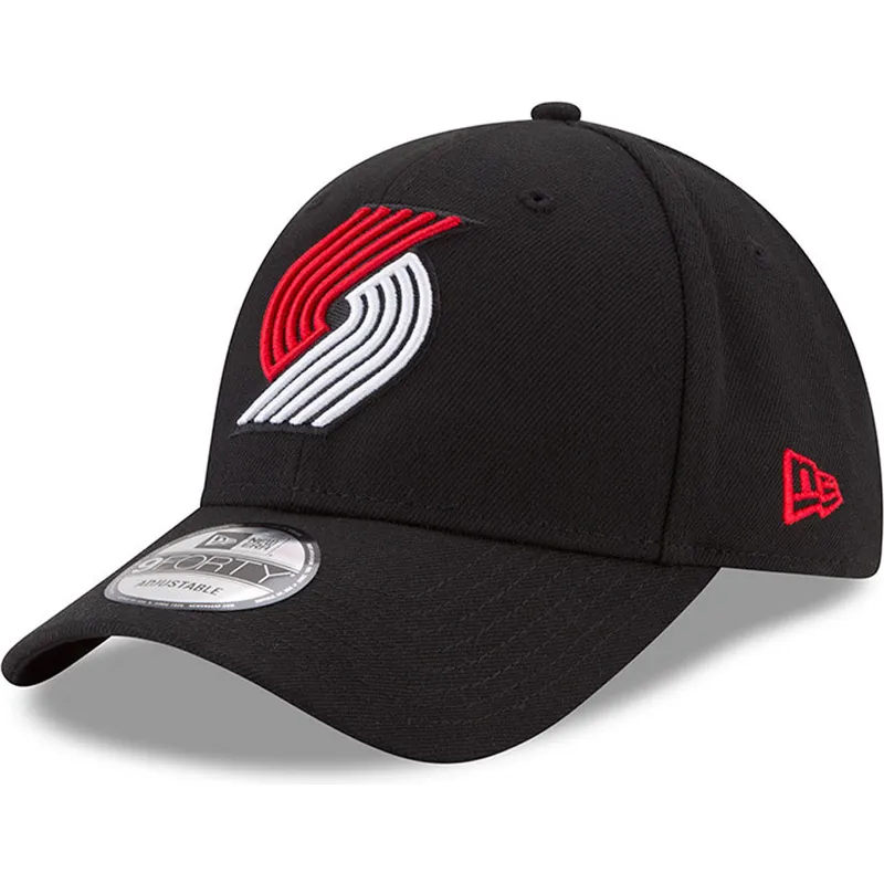 cap-kumer-black-adjustable-strap-9forty-the-league-portland-trail-blazers-nba-new-era