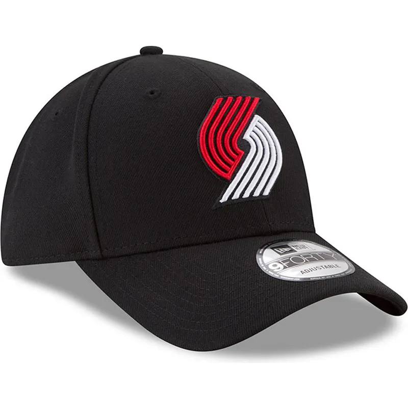 cap-kumer-black-adjustable-strap-9forty-the-league-portland-trail-blazers-nba-new-era