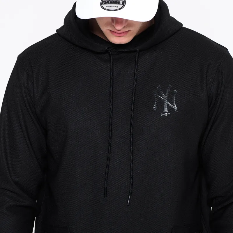 dressipluusid-kapuutsiga-must-pullover-hoody-stealth-new-york-yankees-mlb-new-era