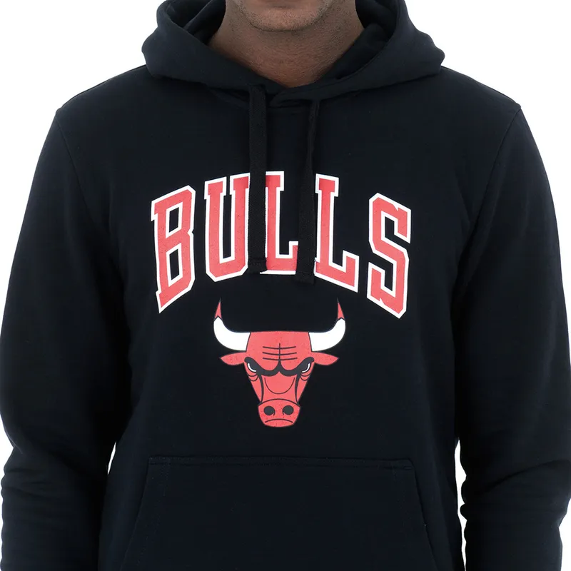 dressipluusid-kapuutsiga-must-pullover-hoody-chicago-bulls-nba-new-era