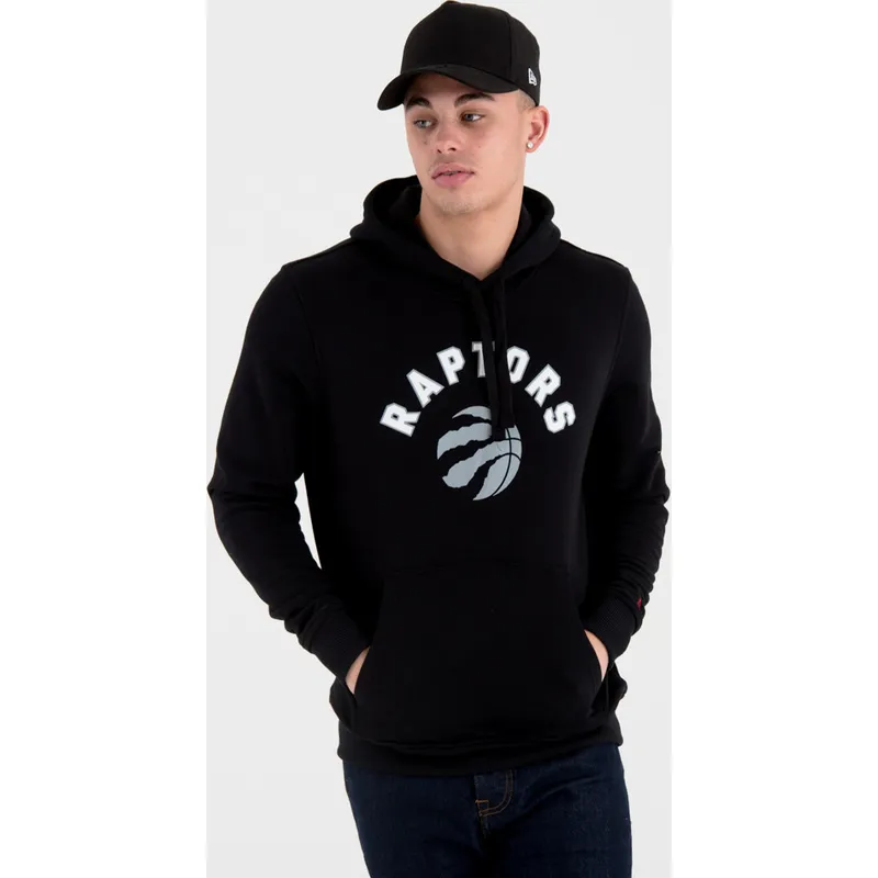 dressipluusid-kapuutsiga-must-pullover-hoody-toronto-raptors-nba-new-era