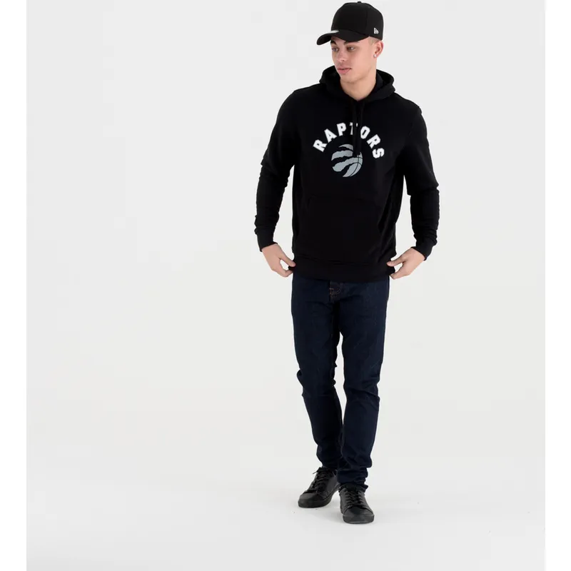 dressipluusid-kapuutsiga-must-pullover-hoody-toronto-raptors-nba-new-era