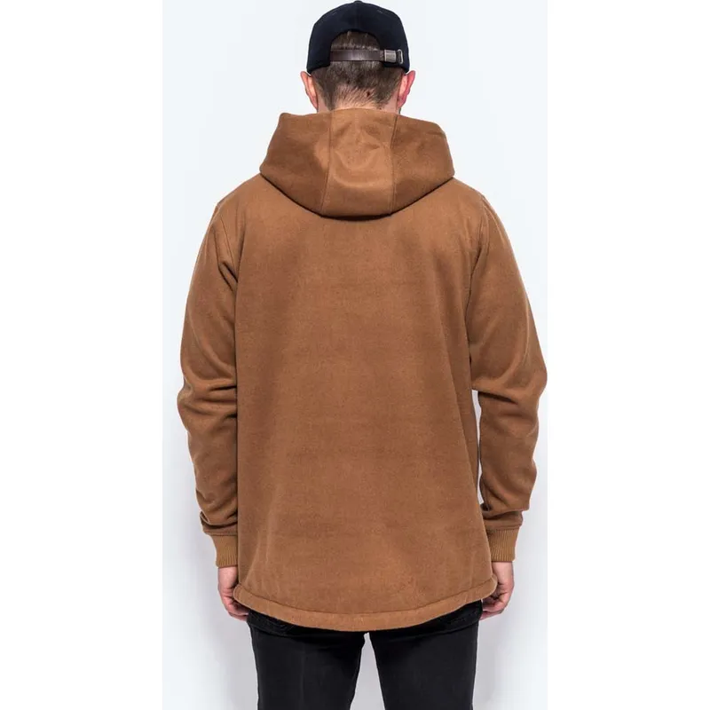 dressipluusid-kapuutsiga-pruun-pullover-hoody-premium-classics-new-era