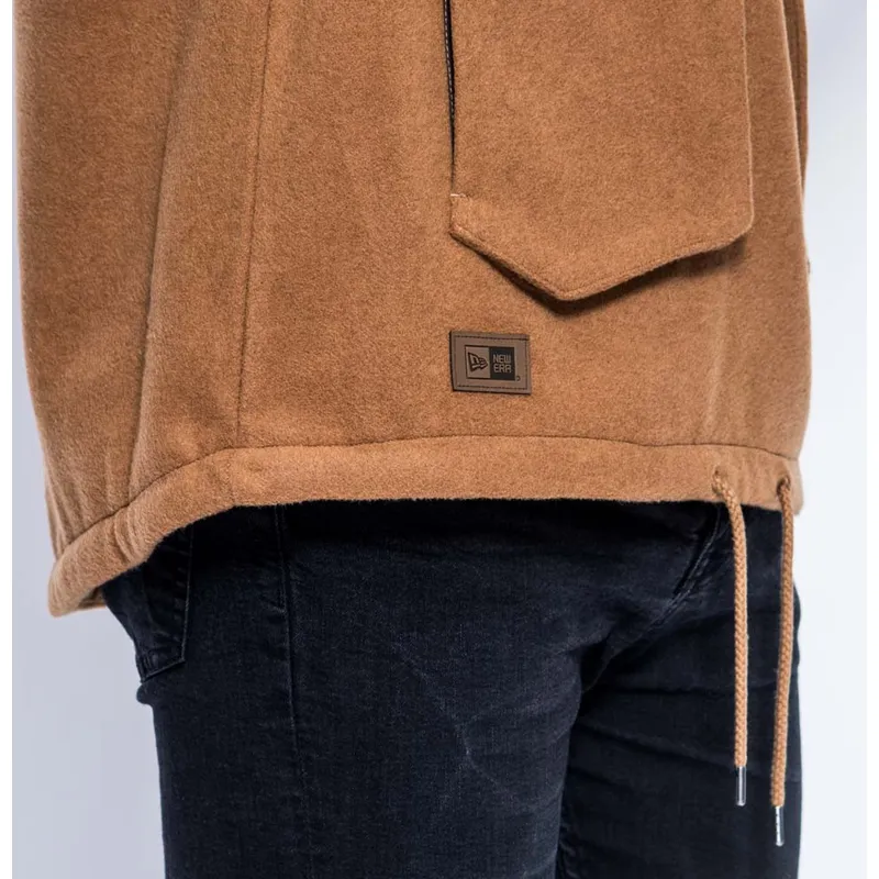 dressipluusid-kapuutsiga-pruun-pullover-hoody-premium-classics-new-era