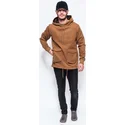 dressipluusid-kapuutsiga-pruun-pullover-hoody-premium-classics-new-era