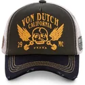 mutsid-kumer-pruun-snapback-crew5-von-dutch