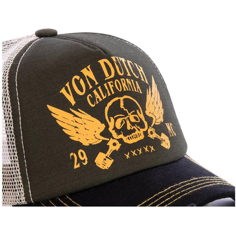 mutsid-kumer-pruun-snapback-crew5-von-dutch