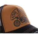 mutsid-kumer-pruun-snapback-crew6-von-dutch