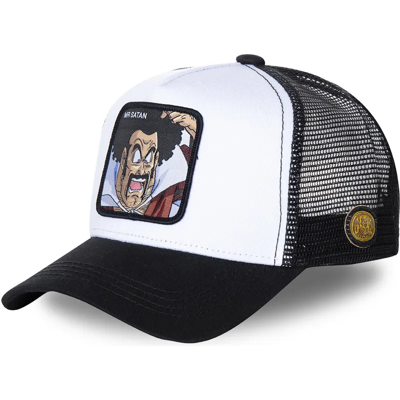 mutsid-kumer-valge-snapback-sat1-mr-satan-dragon-ball-capslab