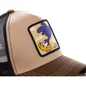 mutsid-kumer-pruun-snapback-roa2-teetriip-looney-tunes-capslab