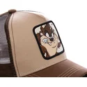 mutsid-kumer-pruun-snapback-tasmaania-kurat-looney-tunes-capslab