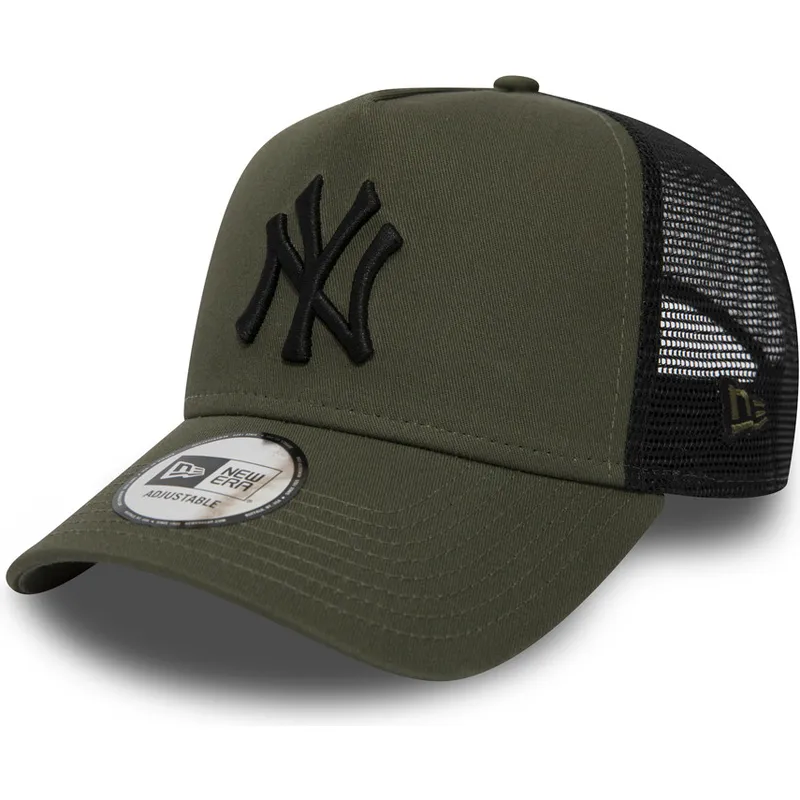 mutsid-kumer-roheline-snapback-league-essential-a-frame-new-york-yankees-mlb-new-era