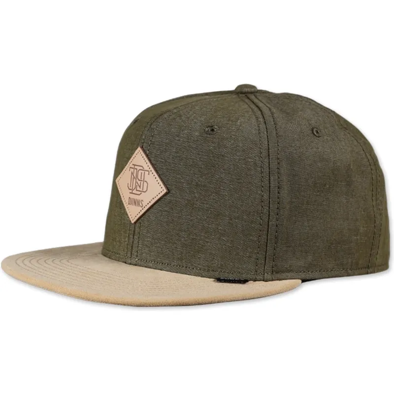 mutsid-6-paneeli-roheline-snapback-melange-twill-djinns