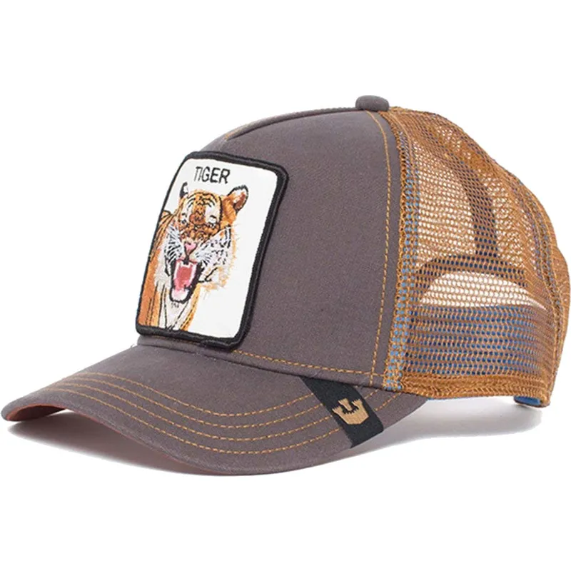 mutsid-kumer-pruun-snapback-eye-of-the-tiger-the-farm-goorin-bros