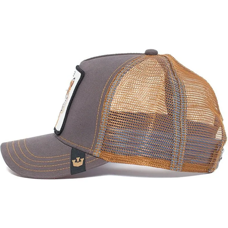 mutsid-kumer-pruun-snapback-eye-of-the-tiger-the-farm-goorin-bros