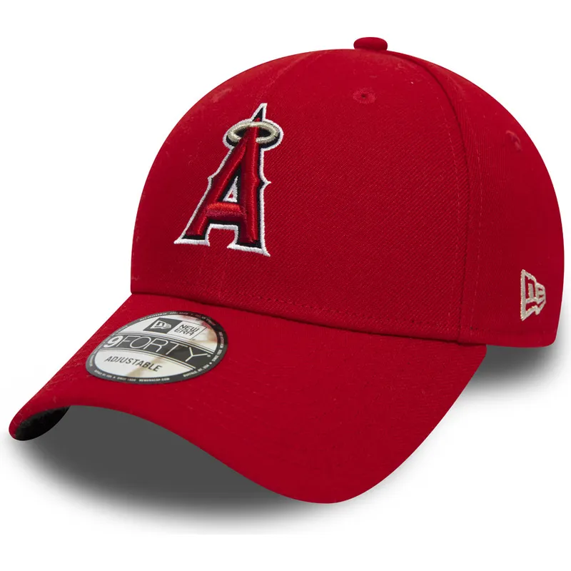 mutsid-kumer-punane-reguleeritav-9forty-the-league-los-angeles-angels-mlb-new-era